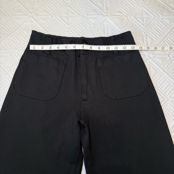 Anthropologie Maeve The Colette Ponte Crop Wide-Leg Pants Size 26 - Picture 3 of 11